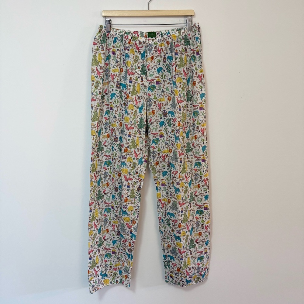 Sid Mashburn Men’s Christmas Animals Colorful Print Pajama Bottoms